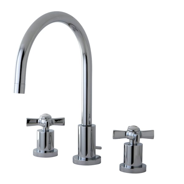 KS8921ZX 8" Widespread Bathroom Faucet, Polished Chrome